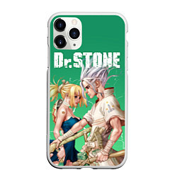 Чехол iPhone 11 Pro матовый Dr Stone, цвет: 3D-белый