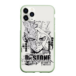Чехол iPhone 11 Pro матовый Dr Stone Senkuu, цвет: 3D-салатовый