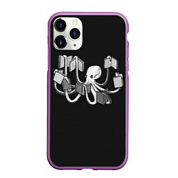 Чехол iPhone 11 Pro матовый Octopus Book