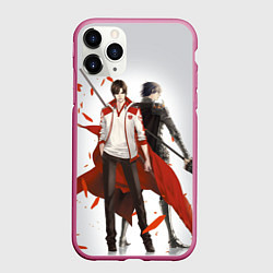 Чехол iPhone 11 Pro матовый Master of Skill Ye Xiu, цвет: 3D-малиновый