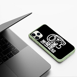 Чехол iPhone 11 Pro матовый Among Us TLOU, цвет: 3D-салатовый — фото 2