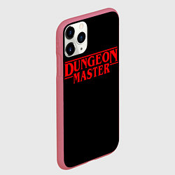 Чехол iPhone 11 Pro матовый Stranger Dungeon Master, цвет: 3D-малиновый — фото 2