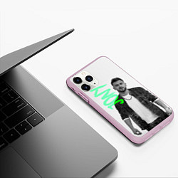 Чехол iPhone 11 Pro матовый Jony music, цвет: 3D-розовый — фото 2