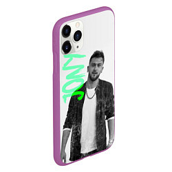 Чехол iPhone 11 Pro матовый Jony music, цвет: 3D-фиолетовый — фото 2