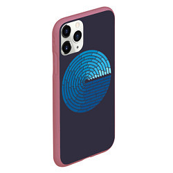 Чехол iPhone 11 Pro матовый Ocean Mosaik, цвет: 3D-малиновый — фото 2