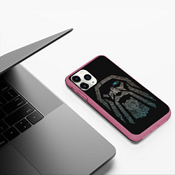 Чехол iPhone 11 Pro матовый ВсеотецОдин, цвет: 3D-малиновый — фото 2