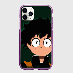 Чехол iPhone 11 Pro матовый Моя геройская академия, цвет: 3D-фиолетовый