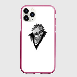 Чехол iPhone 11 Pro матовый Hollow Ichigo, цвет: 3D-малиновый