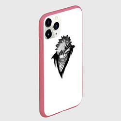 Чехол iPhone 11 Pro матовый Hollow Ichigo, цвет: 3D-малиновый — фото 2