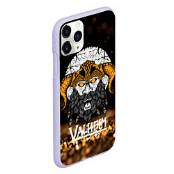 Чехол iPhone 11 Pro матовый Valheim Viking Gold, цвет: 3D-светло-сиреневый — фото 2