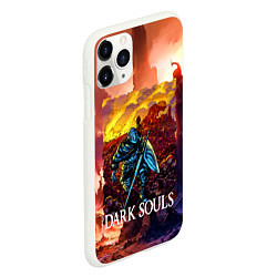 Чехол iPhone 11 Pro матовый DARKSOULS RPG, цвет: 3D-белый — фото 2