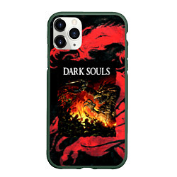 Чехол iPhone 11 Pro матовый DARKSOULS DRAGON AGE, цвет: 3D-темно-зеленый