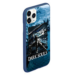 Чехол iPhone 11 Pro матовый DARKSOULS Project Dark, цвет: 3D-тёмно-синий — фото 2