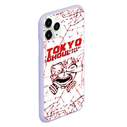 Чехол iPhone 11 Pro матовый Tokyo - ghoul, цвет: 3D-светло-сиреневый — фото 2