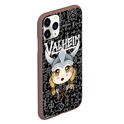 Чехол iPhone 11 Pro матовый Valheim Girl, цвет: 3D-коричневый — фото 2