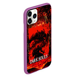 Чехол iPhone 11 Pro матовый DARK SOULS GAME STORY, цвет: 3D-фиолетовый — фото 2