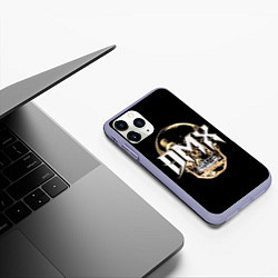 Чехол iPhone 11 Pro матовый DMX Skull, цвет: 3D-светло-сиреневый — фото 2