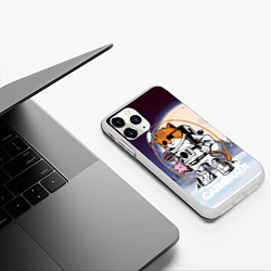 Чехол iPhone 11 Pro матовый Catronaut, цвет: 3D-белый — фото 2