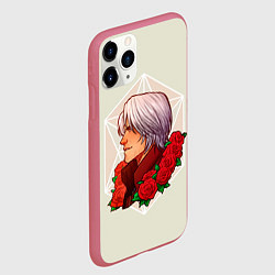 Чехол iPhone 11 Pro матовый Данте DMC, цвет: 3D-малиновый — фото 2