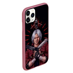 Чехол iPhone 11 Pro матовый Saint Dante, цвет: 3D-малиновый — фото 2