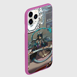 Чехол iPhone 11 Pro матовый Arknights Clay, цвет: 3D-фиолетовый — фото 2