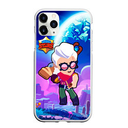 Чехол iPhone 11 Pro матовый Белль Belle Brawl Stars, цвет: 3D-белый