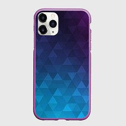 Чехол iPhone 11 Pro матовый BASTERIA, цвет: 3D-фиолетовый