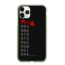 Чехол iPhone 11 Pro матовый 1000 - 7 Tokyo Ghoul, цвет: 3D-салатовый