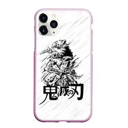 Чехол iPhone 11 Pro матовый Иноске Хашибира Kimetsu no Yaiba, цвет: 3D-розовый