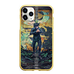 Чехол iPhone 11 Pro матовый Anime art, цвет: 3D-желтый