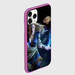 Чехол iPhone 11 Pro матовый Path of Exile, цвет: 3D-фиолетовый — фото 2