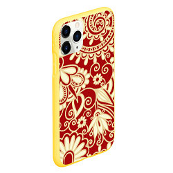 Чехол iPhone 11 Pro матовый RUSSIAN TRIP, цвет: 3D-желтый — фото 2