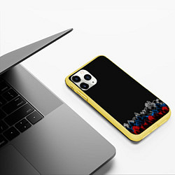 Чехол iPhone 11 Pro матовый Флаг из леса, цвет: 3D-желтый — фото 2