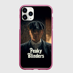 Чехол iPhone 11 Pro матовый Острые Козырьки Томас Шелби, цвет: 3D-малиновый