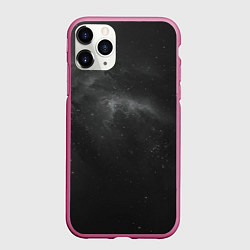 Чехол iPhone 11 Pro матовый Бескрайний космос, цвет: 3D-малиновый