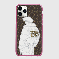 Чехол iPhone 11 Pro матовый Cowboy Bebop Louis Vuitton, цвет: 3D-малиновый