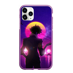 Чехол iPhone 11 Pro матовый Cowboy Bebop Spike Spiegel, цвет: 3D-фиолетовый