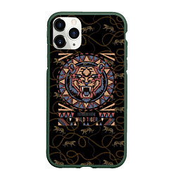 Чехол iPhone 11 Pro матовый WILD TIGER