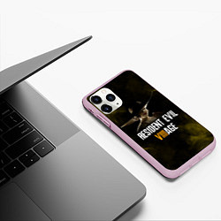 Чехол iPhone 11 Pro матовый RESIDENT EVIL VILLAGE LADY DIMITRESCU Z, цвет: 3D-розовый — фото 2