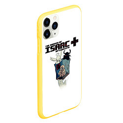 Чехол iPhone 11 Pro матовый Игра про Исаака, цвет: 3D-желтый — фото 2