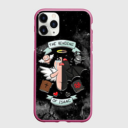 Чехол iPhone 11 Pro матовый Sides of Isaac, цвет: 3D-малиновый