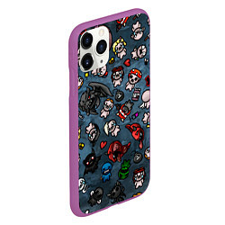 Чехол iPhone 11 Pro матовый Узор Исаака, цвет: 3D-фиолетовый — фото 2