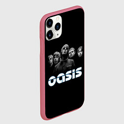 Чехол iPhone 11 Pro матовый OASIS, цвет: 3D-малиновый — фото 2