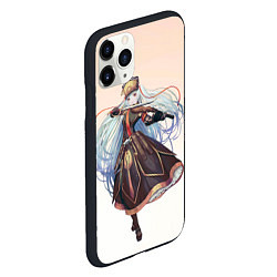Чехол iPhone 11 Pro матовый Танец Альтаира, цвет: 3D-черный — фото 2