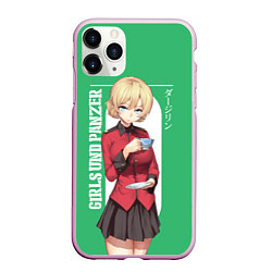 Чехол iPhone 11 Pro матовый Darjeeling, цвет: 3D-розовый