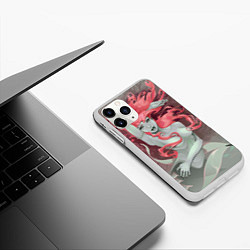 Чехол iPhone 11 Pro матовый Красивая русалочка Beautiful mermaid, цвет: 3D-белый — фото 2