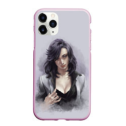 Чехол iPhone 11 Pro матовый Рэйко, цвет: 3D-розовый