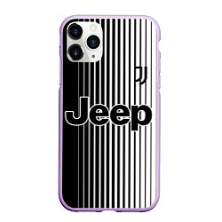 Чехол iPhone 11 Pro матовый ЮВЕНТУС JUVENTUS, цвет: 3D-сиреневый