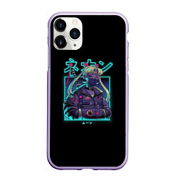 Чехол iPhone 11 Pro матовый Neon Moon, цвет: 3D-светло-сиреневый