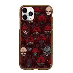 Чехол iPhone 11 Pro матовый BLOODPACT, цвет: 3D-коричневый